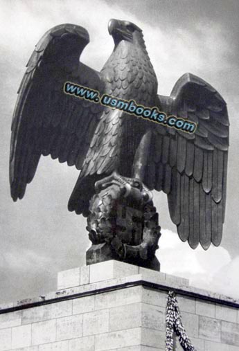 Nazi eagle and swastika monument, Reichsparteitaggelaende Nuernberg